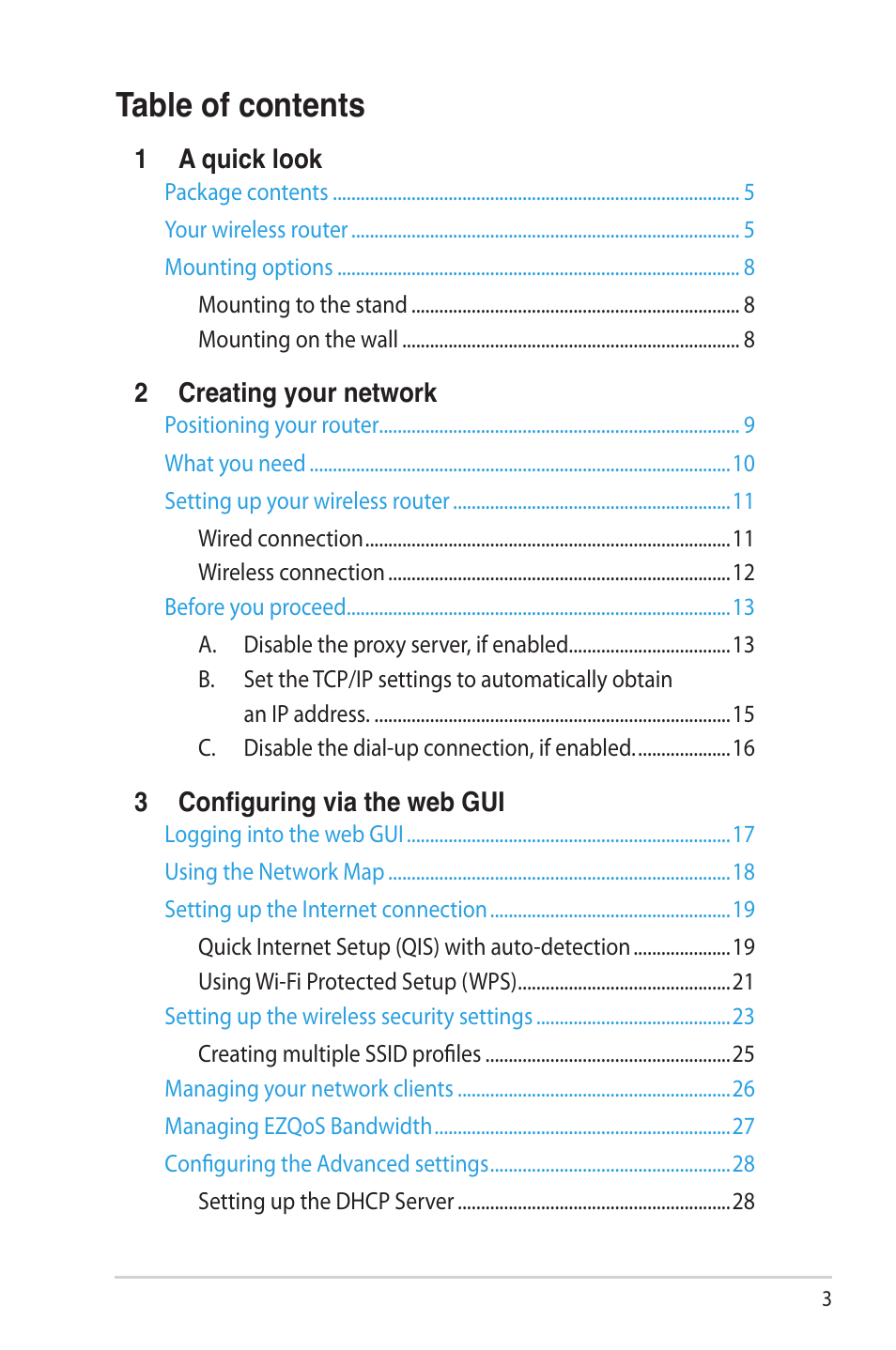 Asus RT-N53 User Manual | Page 3 / 58