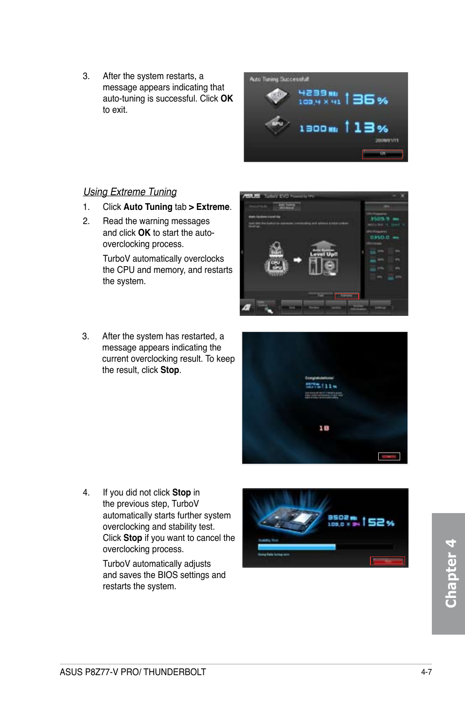 Chapter 4 | Asus P8Z77-V PRO/THUNDERBOLT User Manual | Page 133 / 192