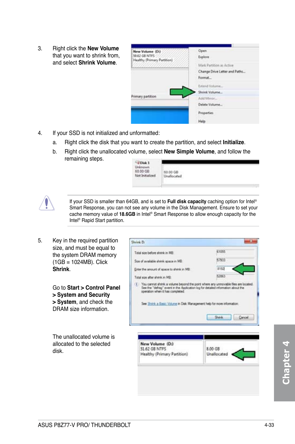 Chapter 4 | Asus P8Z77-V PRO/THUNDERBOLT User Manual | Page 159 / 192