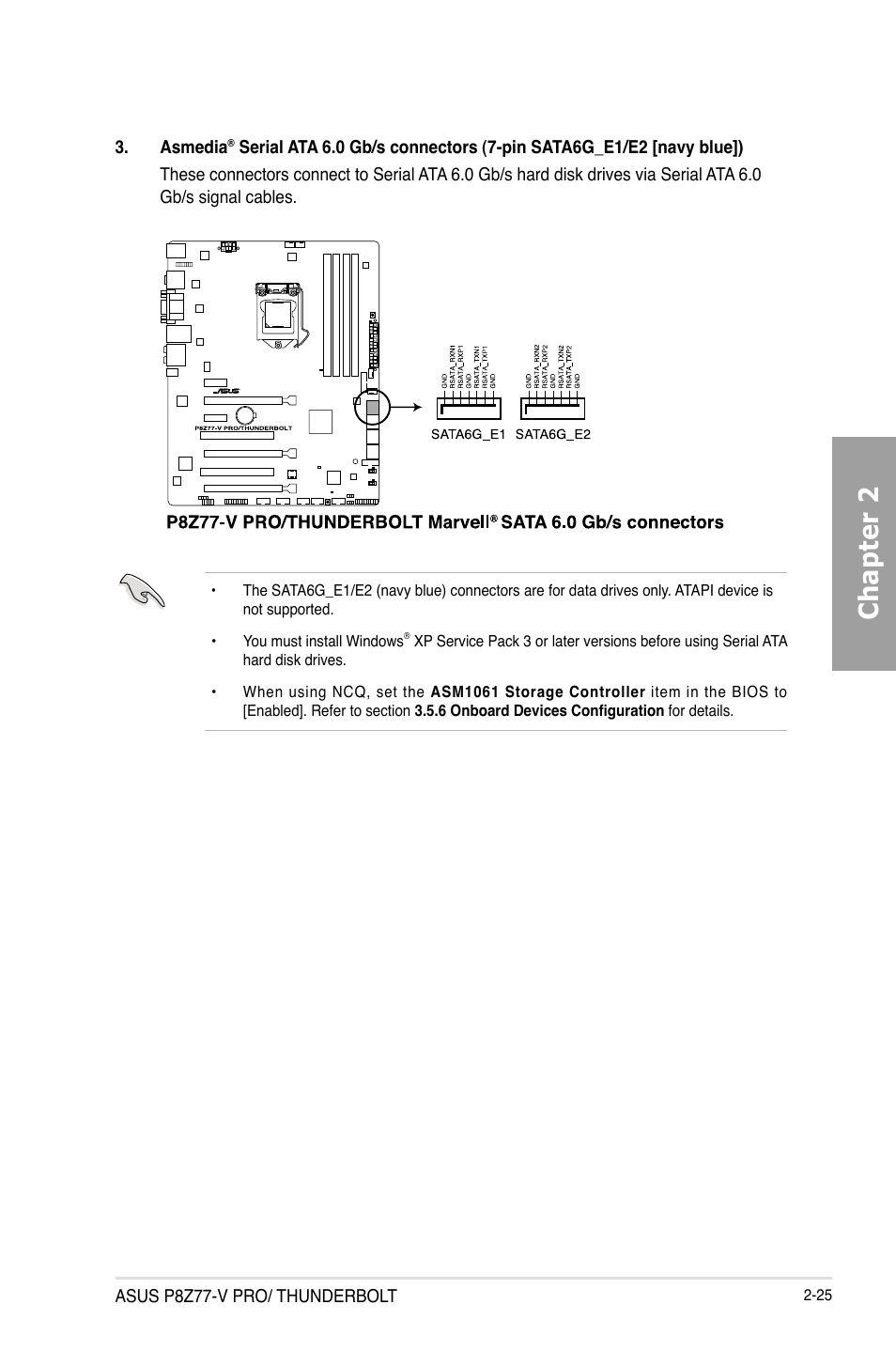 Chapter 2 | Asus P8Z77-V PRO/THUNDERBOLT User Manual | Page 49 / 192