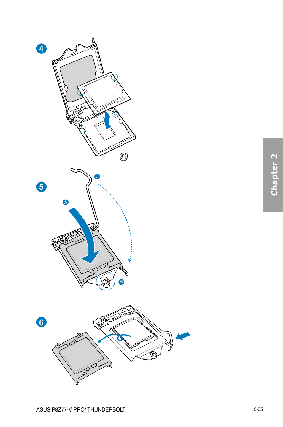 Chapter 2 5 6 4 | Asus P8Z77-V PRO/THUNDERBOLT User Manual | Page 59 / 192