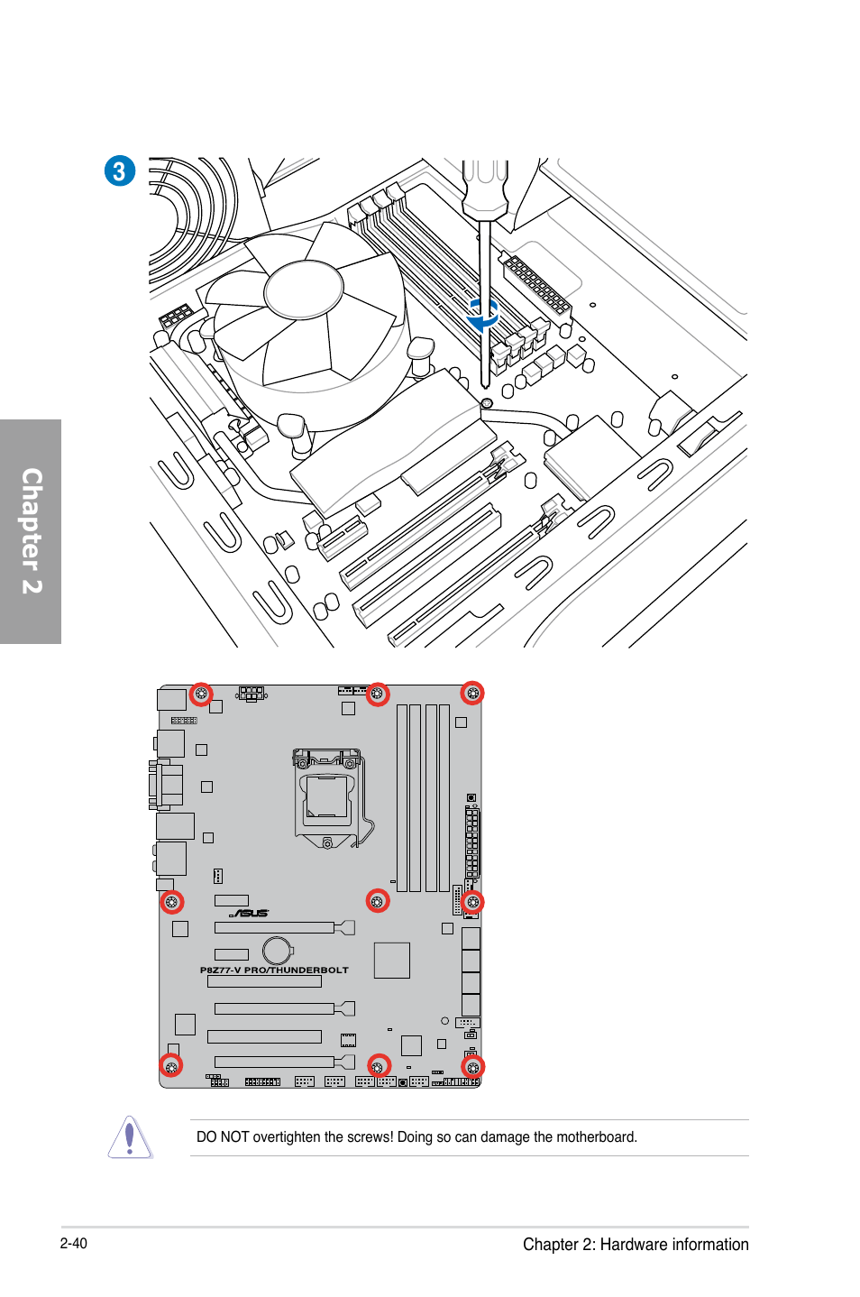 Chapter 2 | Asus P8Z77-V PRO/THUNDERBOLT User Manual | Page 64 / 192