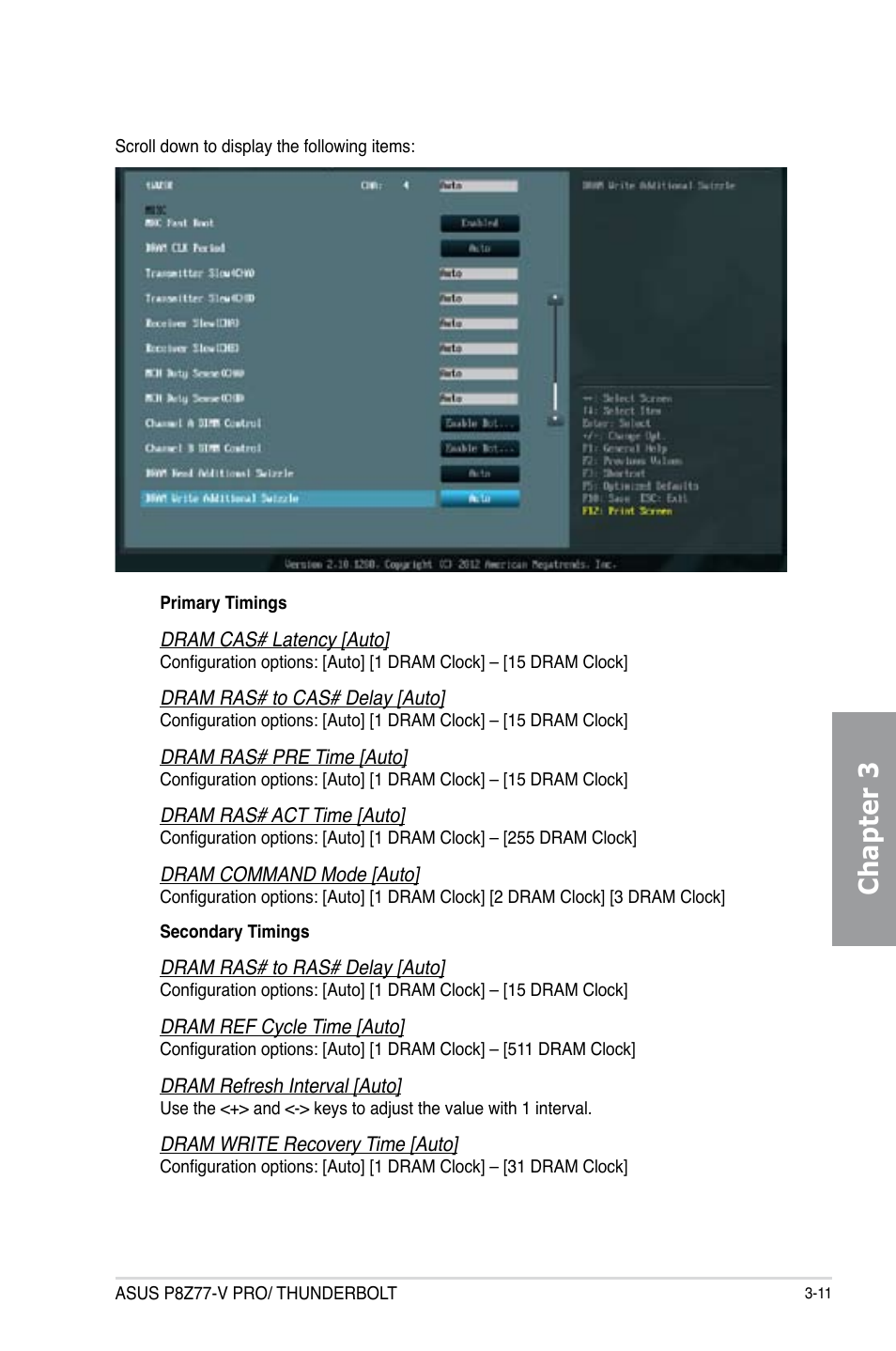 Chapter 3 | Asus P8Z77-V PRO/THUNDERBOLT User Manual | Page 87 / 192