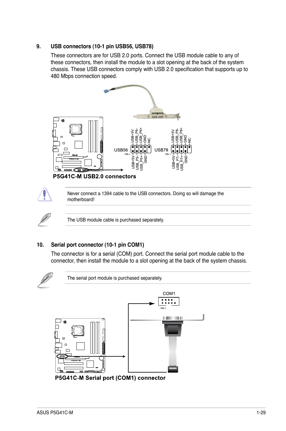 Asus P5G41C-M User Manual | Page 39 / 62