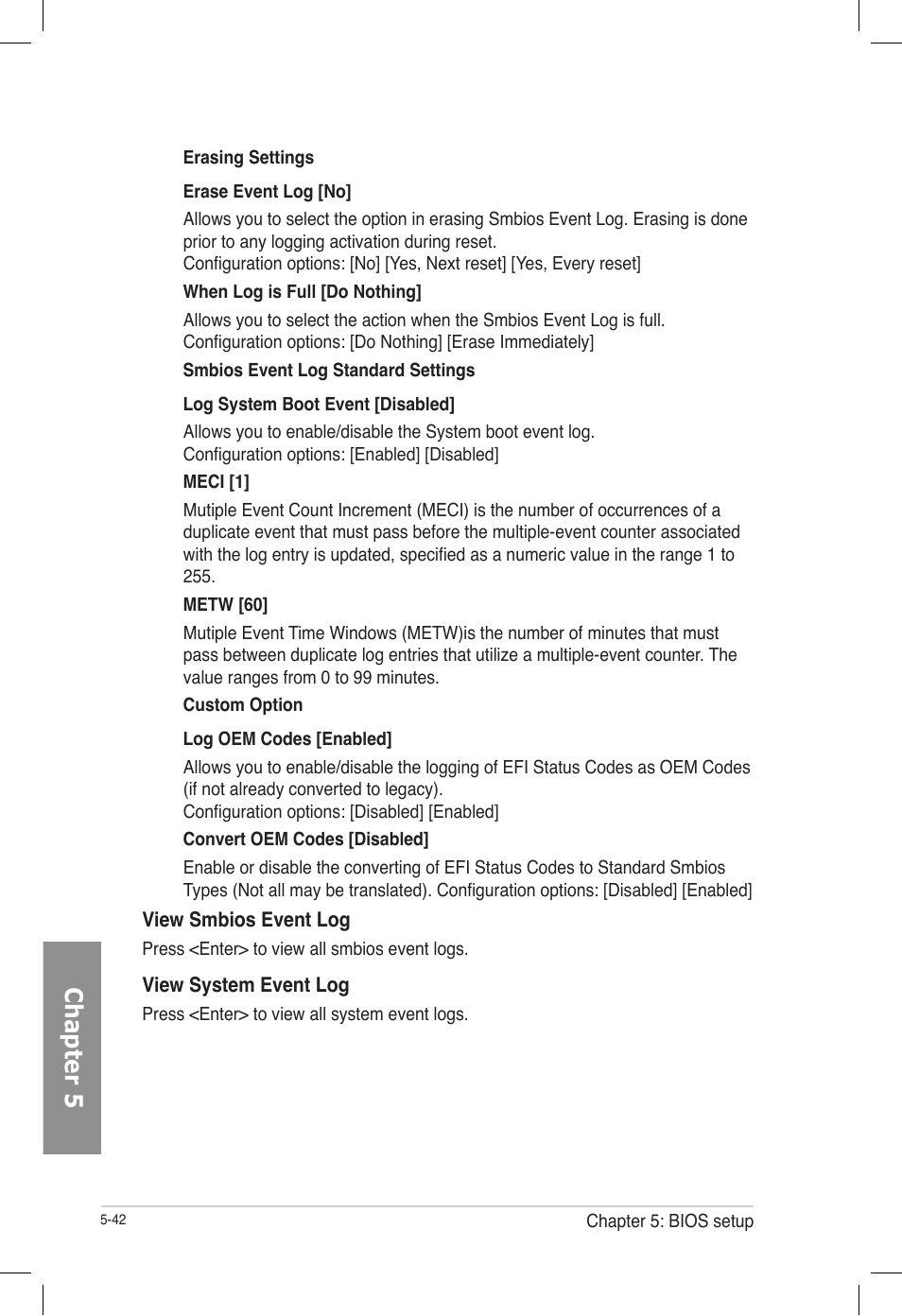 Chapter 5 | Asus TS700-E7/RS8 User Manual | Page 112 / 198