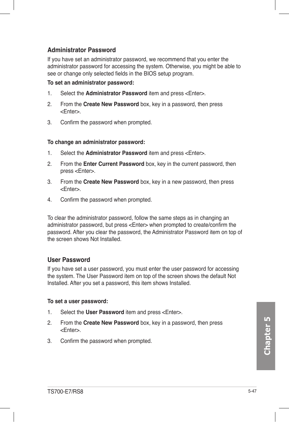 Chapter 5 | Asus TS700-E7/RS8 User Manual | Page 117 / 198