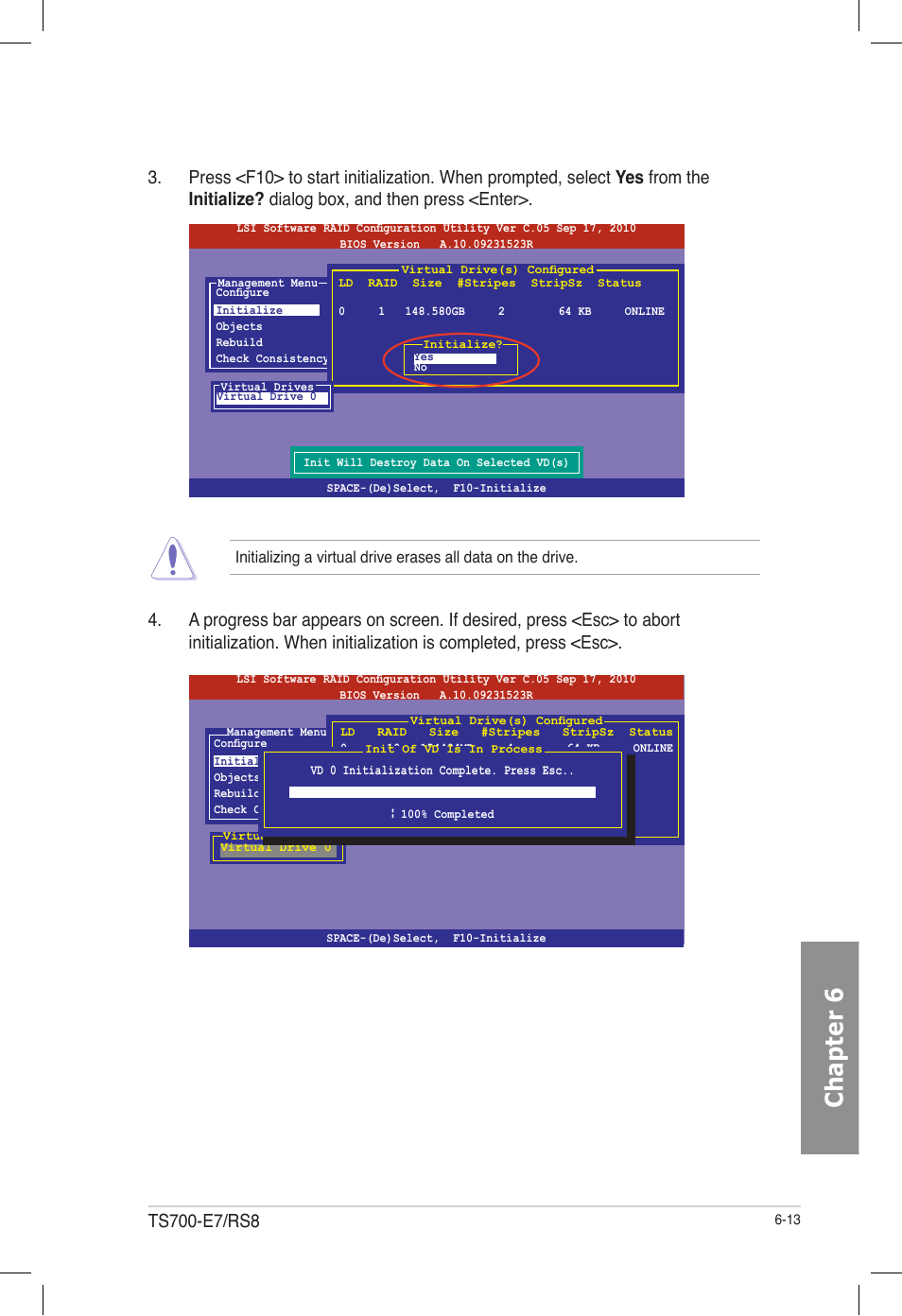 Chapter 6 | Asus TS700-E7/RS8 User Manual | Page 133 / 198