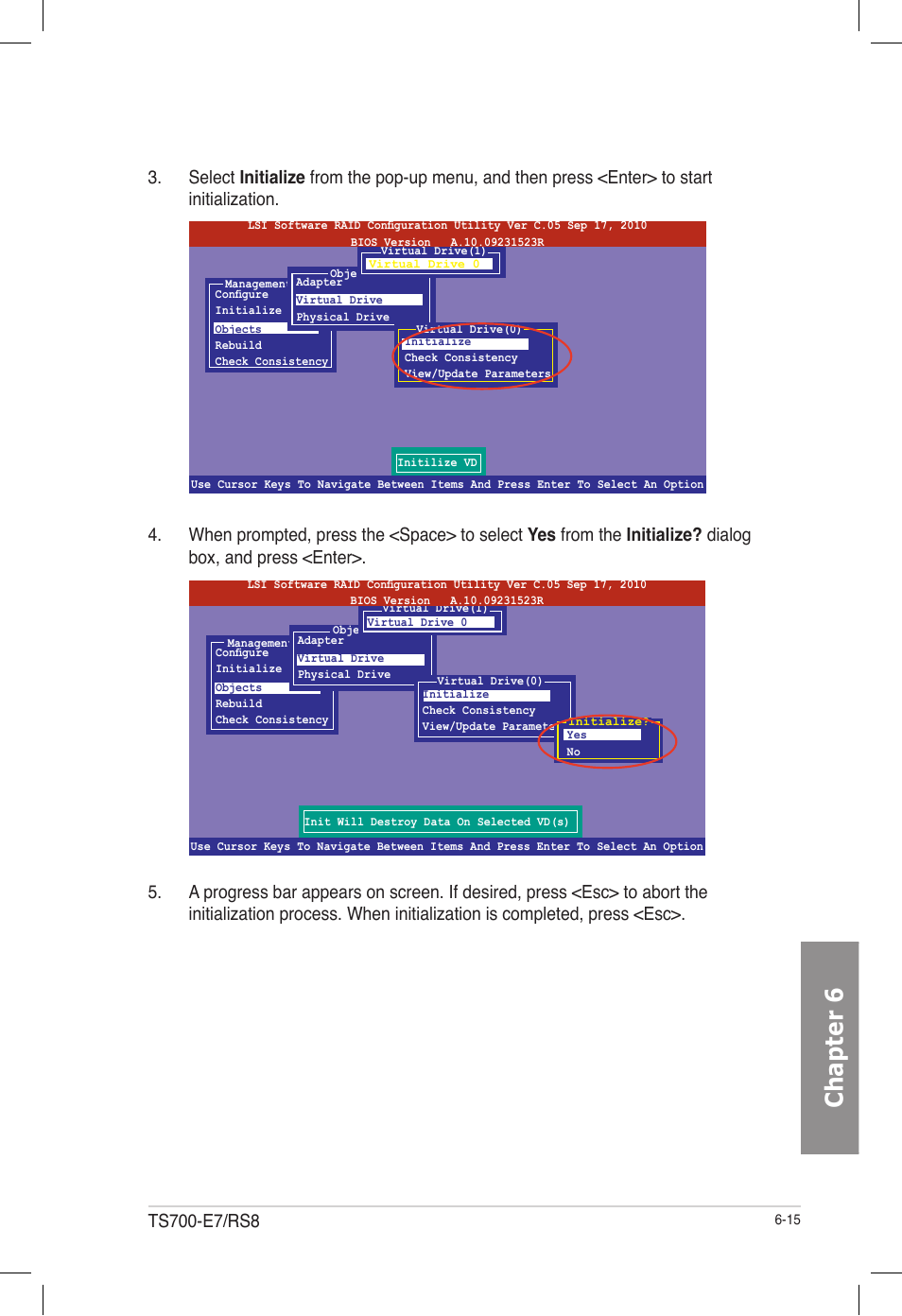 Chapter 6 | Asus TS700-E7/RS8 User Manual | Page 135 / 198