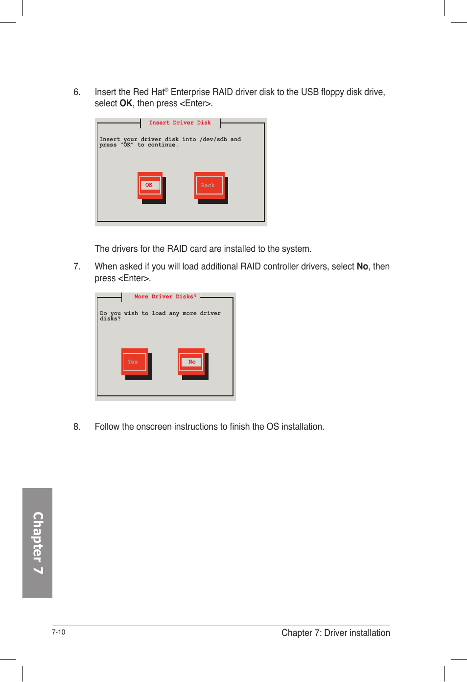 Chapter 7 | Asus TS700-E7/RS8 User Manual | Page 170 / 198