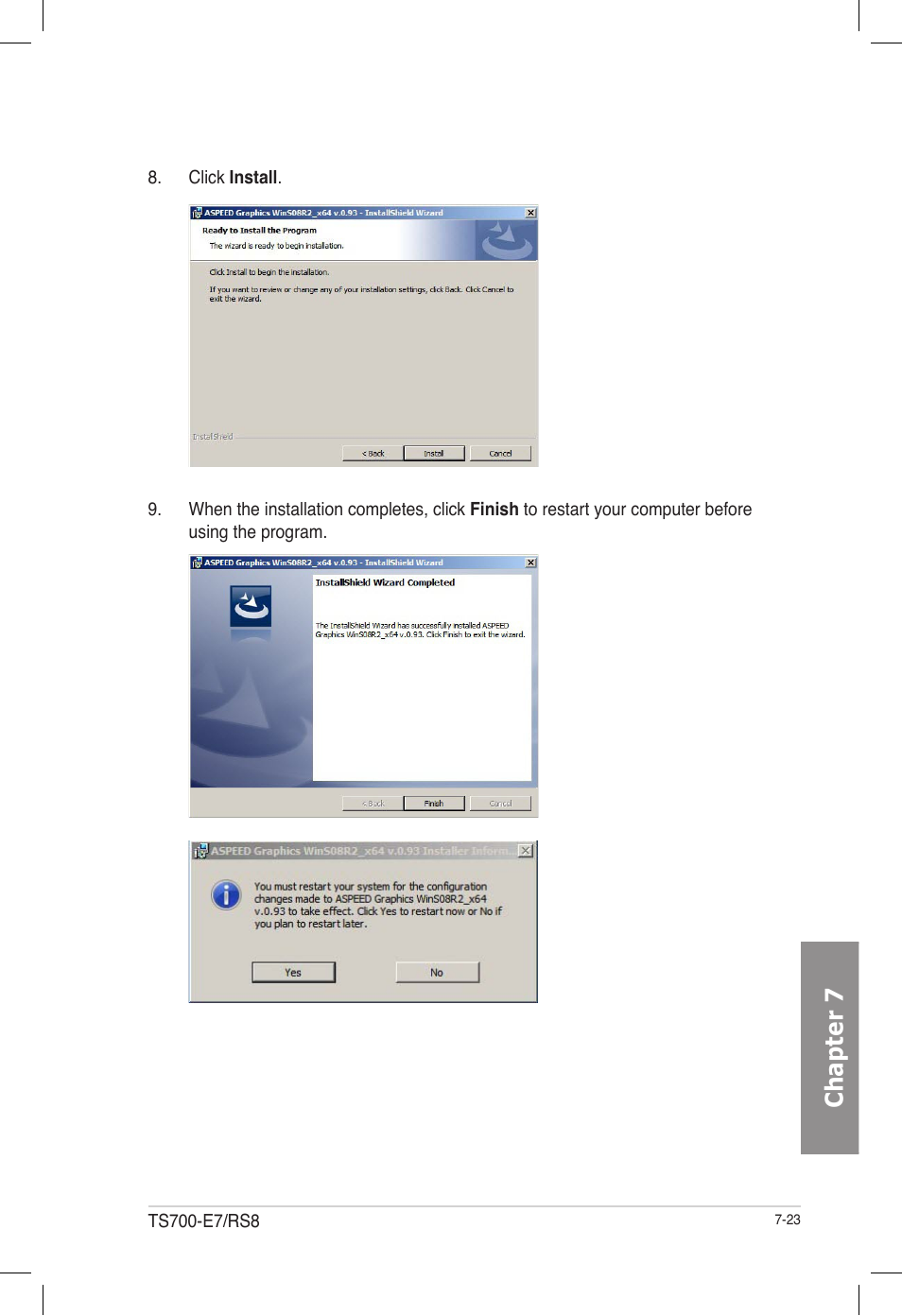 Chapter 7 | Asus TS700-E7/RS8 User Manual | Page 183 / 198