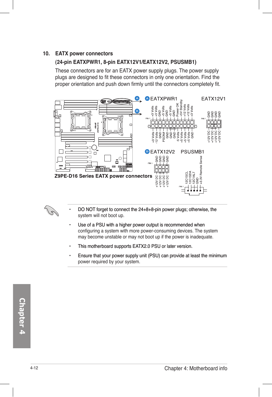 Chapter 4 | Asus TS700-E7/RS8 User Manual | Page 68 / 198