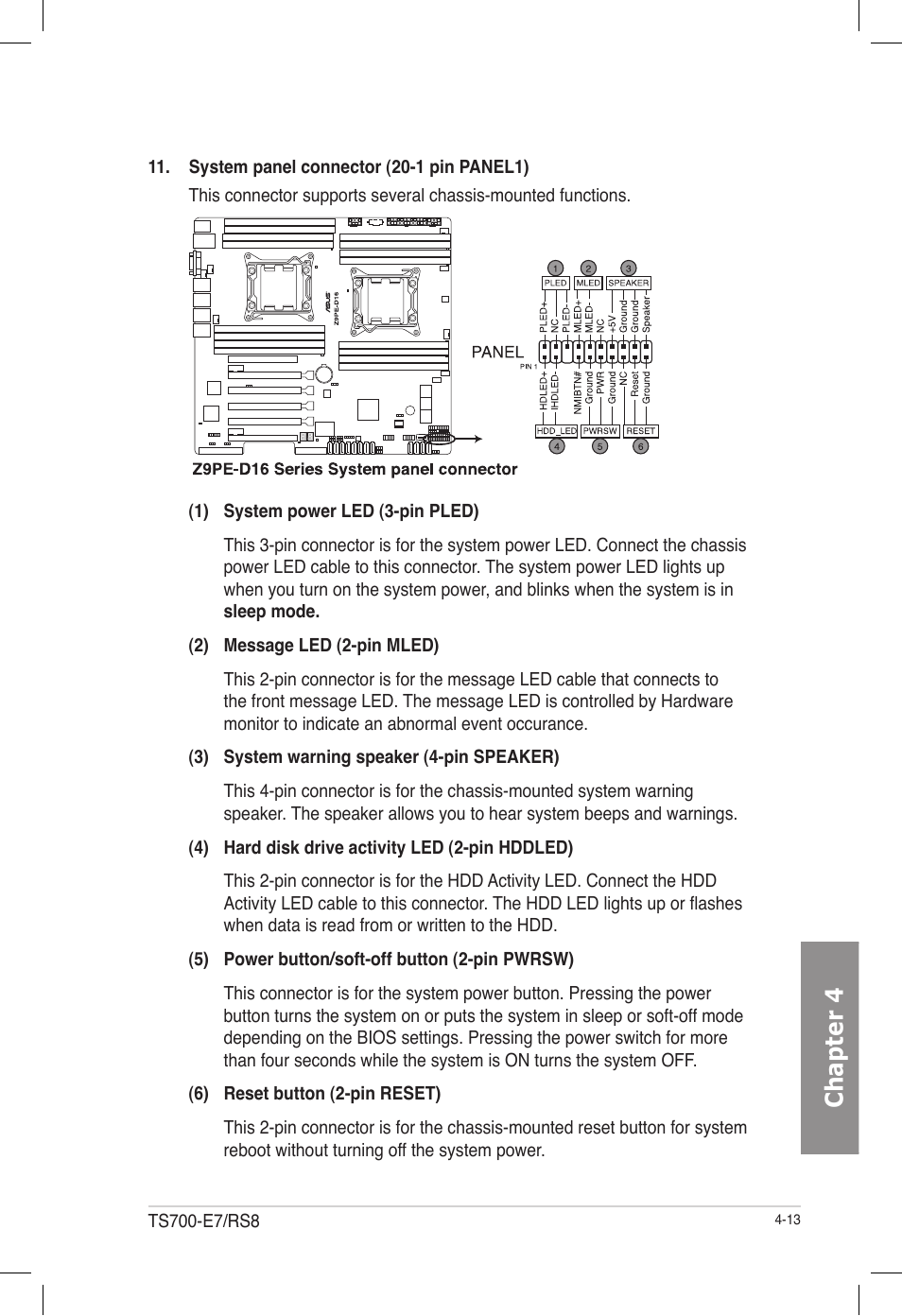 Chapter 4 | Asus TS700-E7/RS8 User Manual | Page 69 / 198