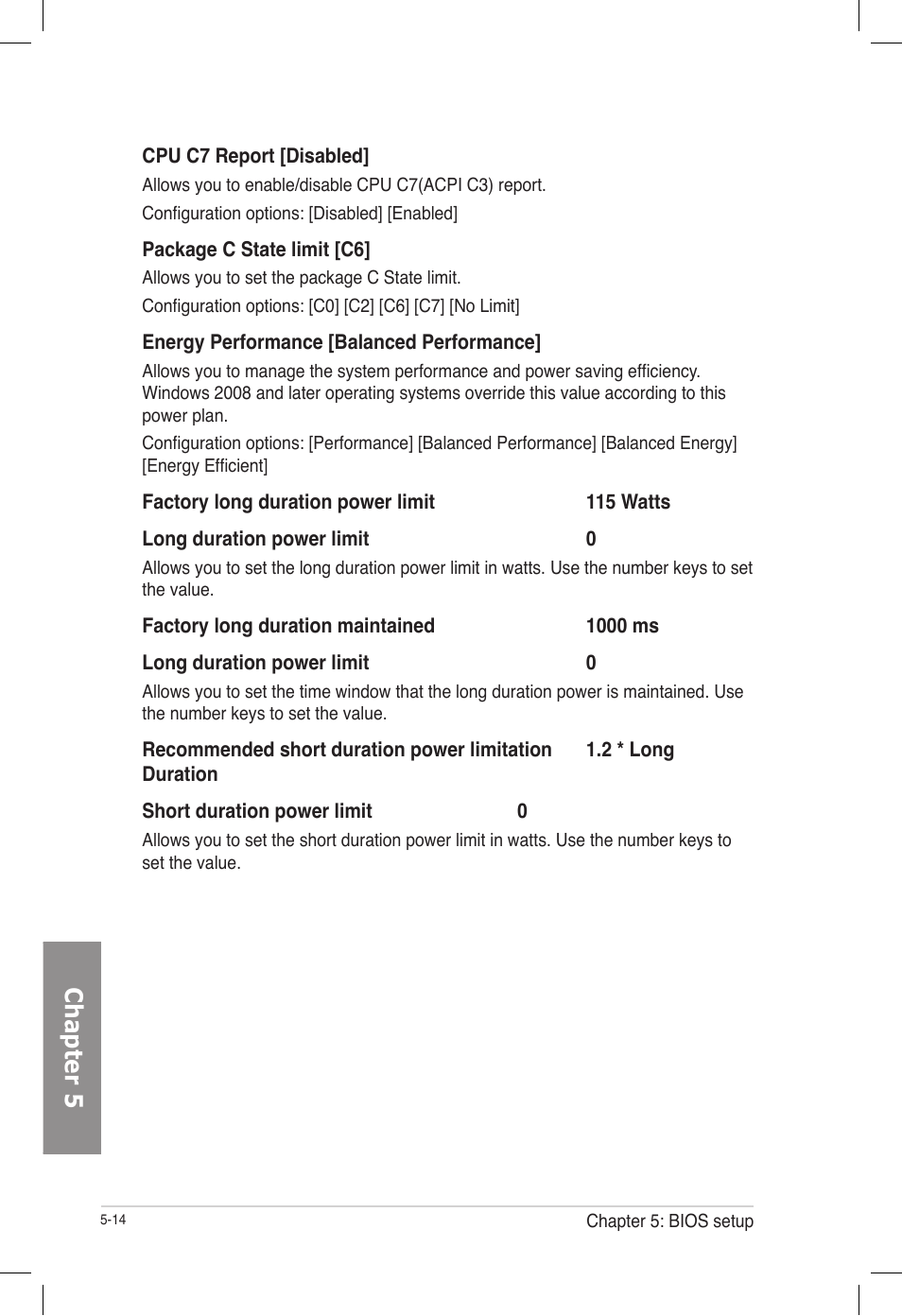 Chapter 5 | Asus TS700-E7/RS8 User Manual | Page 84 / 198