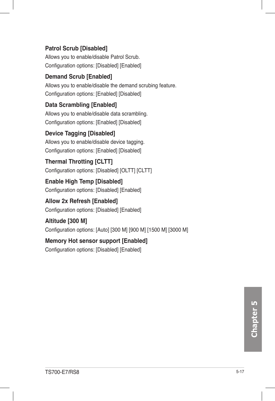 Chapter 5 | Asus TS700-E7/RS8 User Manual | Page 87 / 198