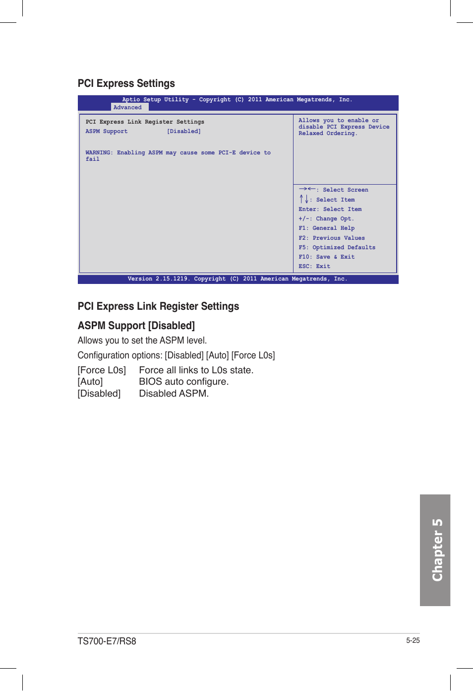 Chapter 5 | Asus TS700-E7/RS8 User Manual | Page 95 / 198