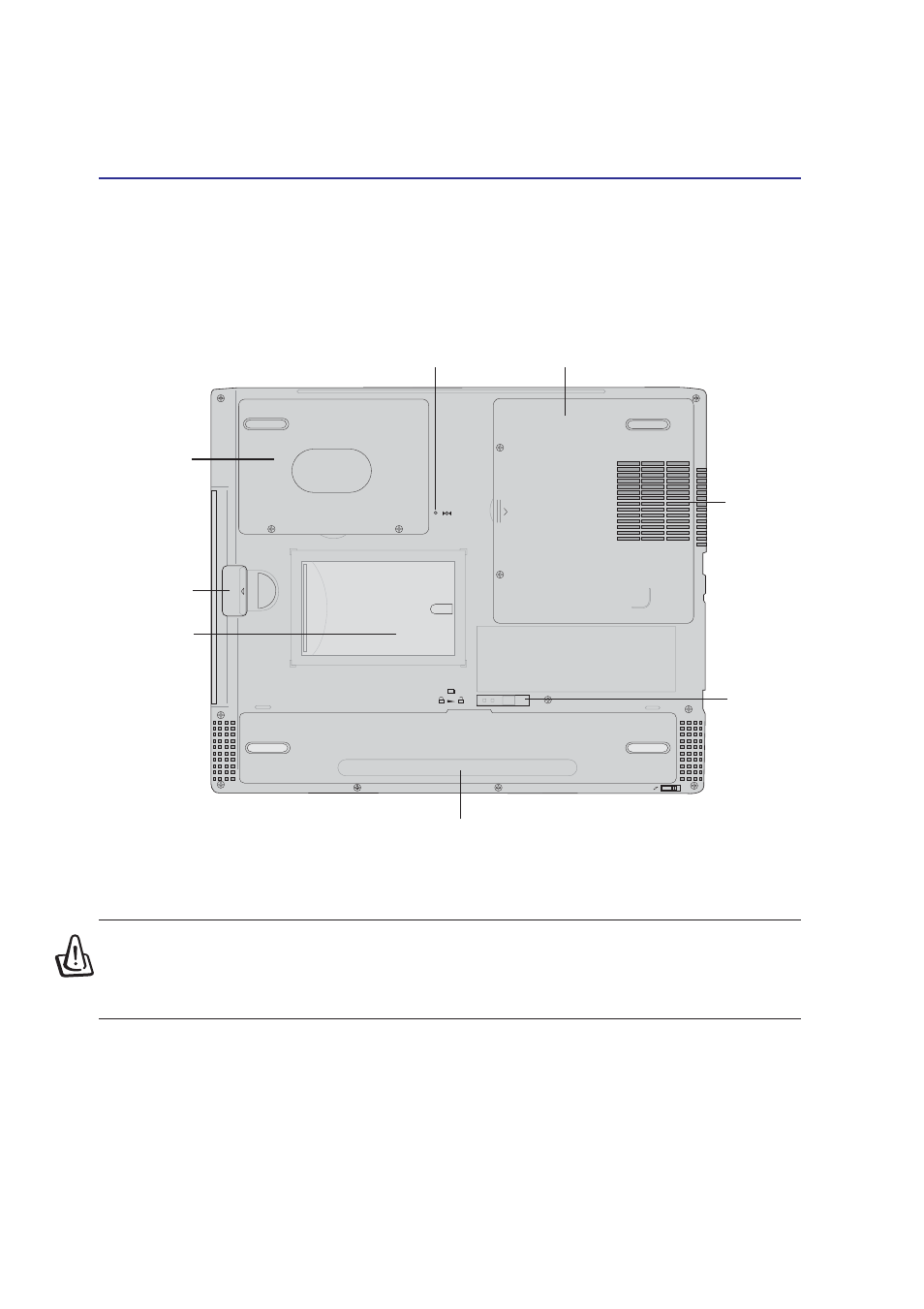 Bottom side, Knowing the parts | Asus M2E User Manual | Page 16 / 70