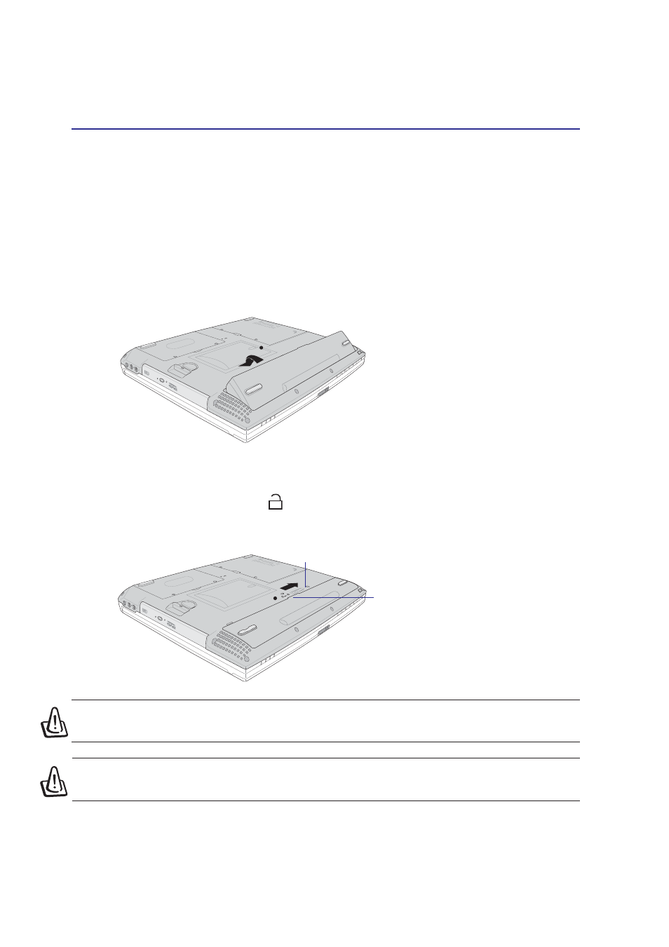 Using the battery pack, Installing and removing the battery pack, Getting started | Asus M2E User Manual | Page 24 / 70