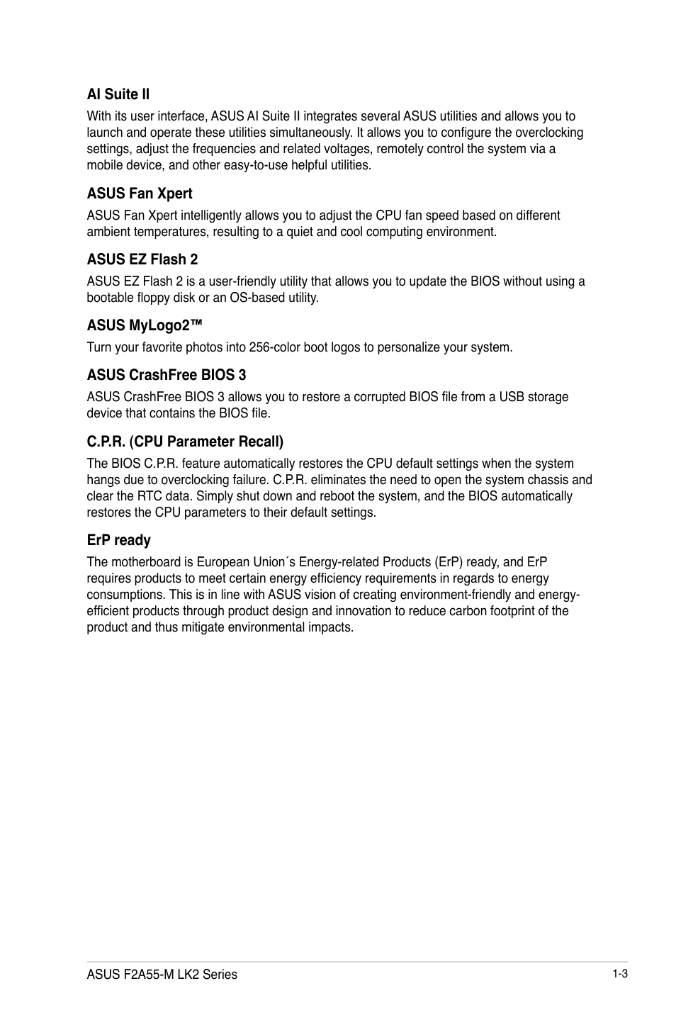 Asus F2A55-M LK2 PLUS User Manual | Page 15 / 76