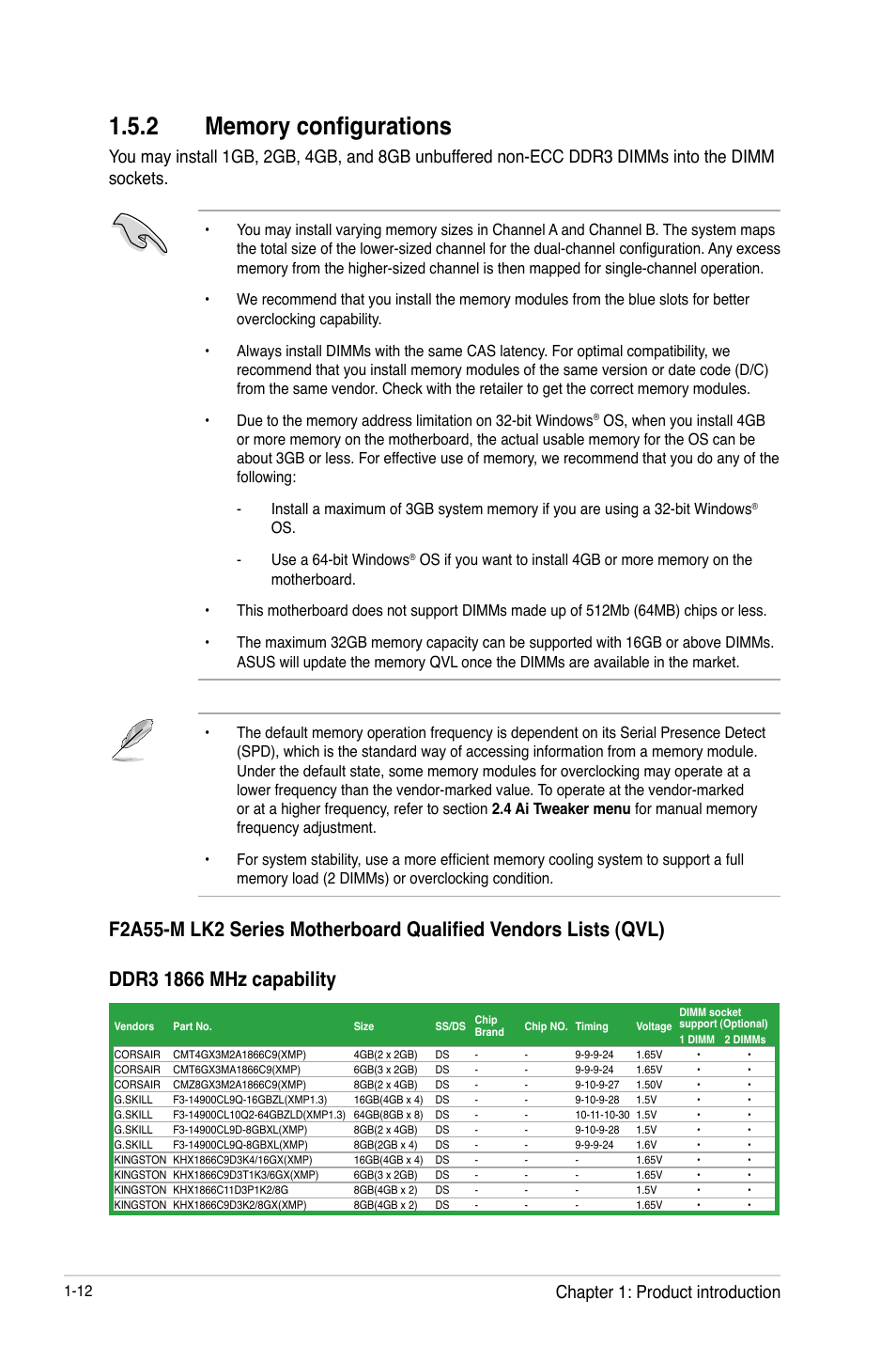 Chapter 1: product introduction | Asus F2A55-M LK2 PLUS User Manual | Page 24 / 76