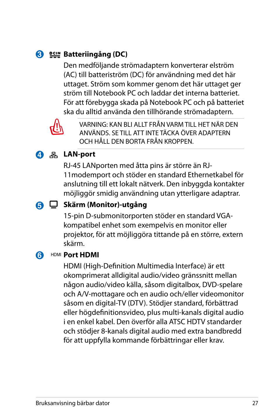 Asus X44H User Manual | Page 27 / 114