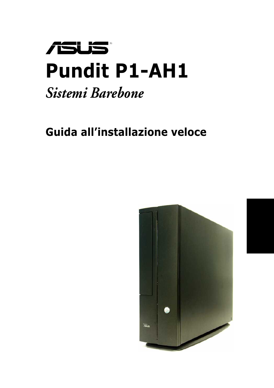 Pundit p1-ah1, Sistemi barebone | Asus P1-AH1 User Manual | Page 25 / 80