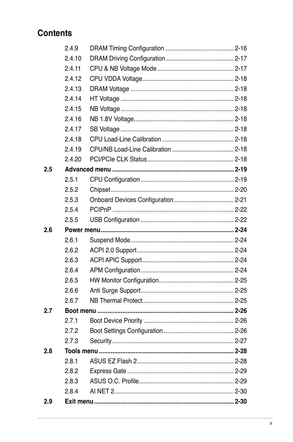 Asus M4A88TD-M User Manual | Page 5 / 76