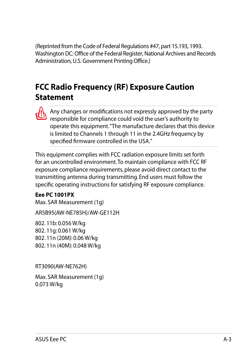 Asus Eee PC R105 User Manual | Page 47 / 58