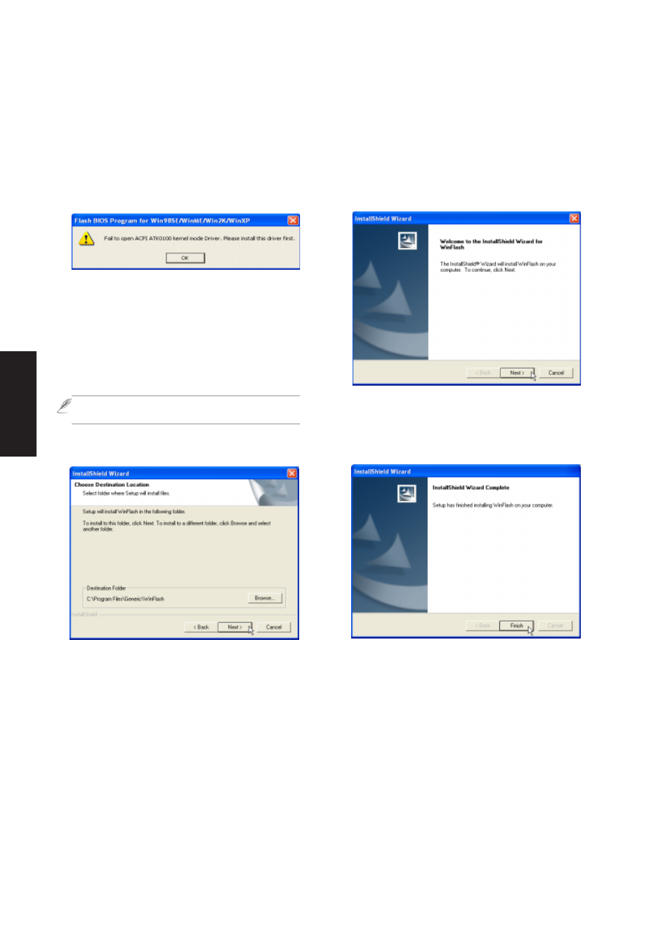 Winflash setup | Asus V6V User Manual | Page 88 / 90