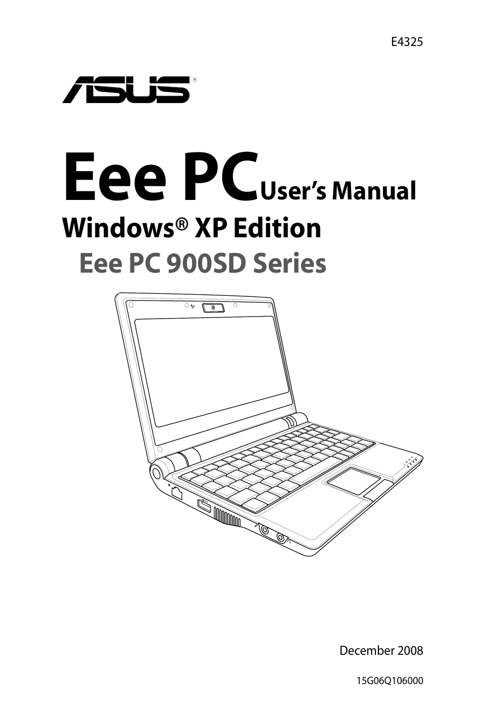 Asus Eee PC 900SD/XP User Manual | 56 pages