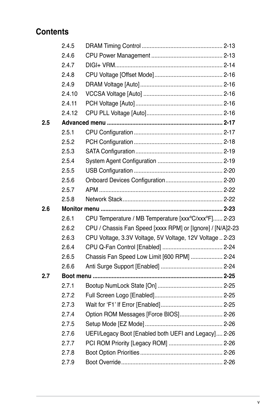 Asus P8H77-M User Manual | Page 5 / 96