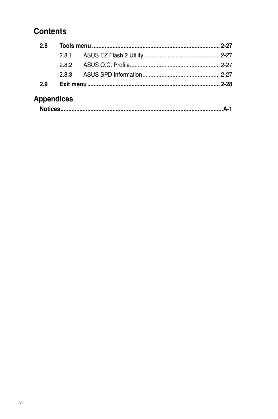 Asus P8H77-M User Manual | Page 6 / 96