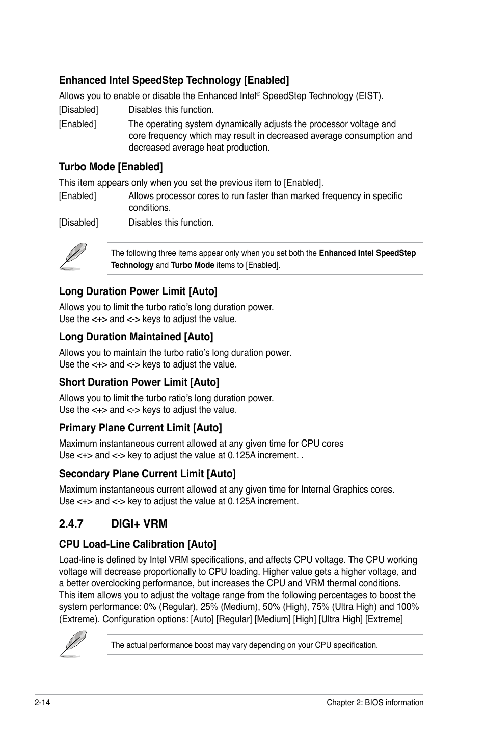 7 digi+ vrm, Digi+ vrm -14 | Asus P8H77-M User Manual | Page 78 / 96