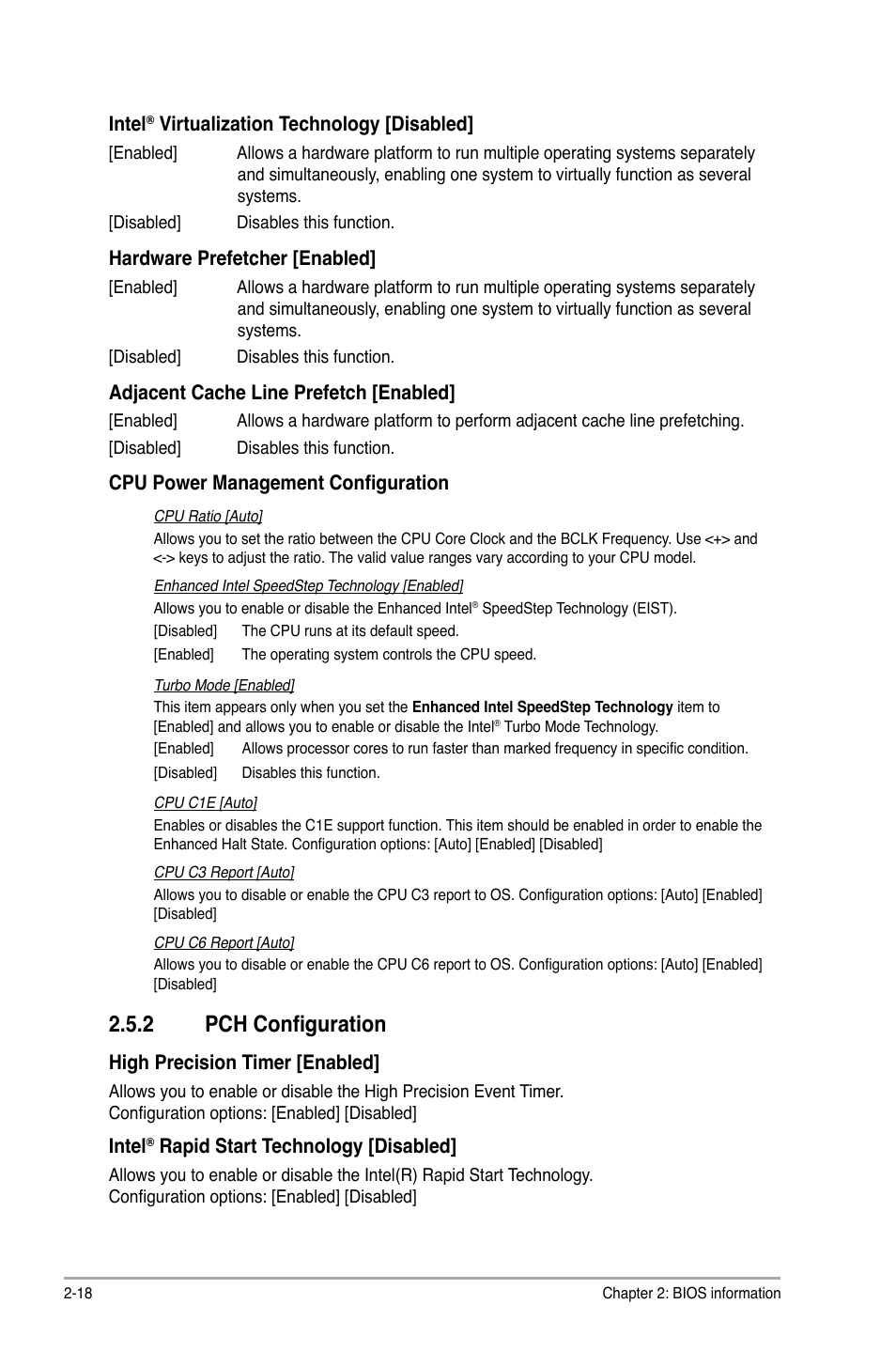 2 pch configuration, Pch configuration -18 | Asus P8H77-M User Manual | Page 82 / 96