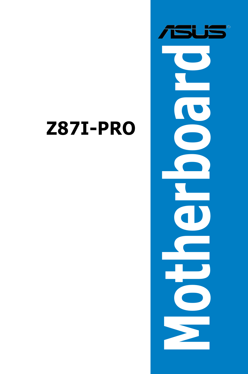 Asus Z87I-PRO User Manual | 144 pages