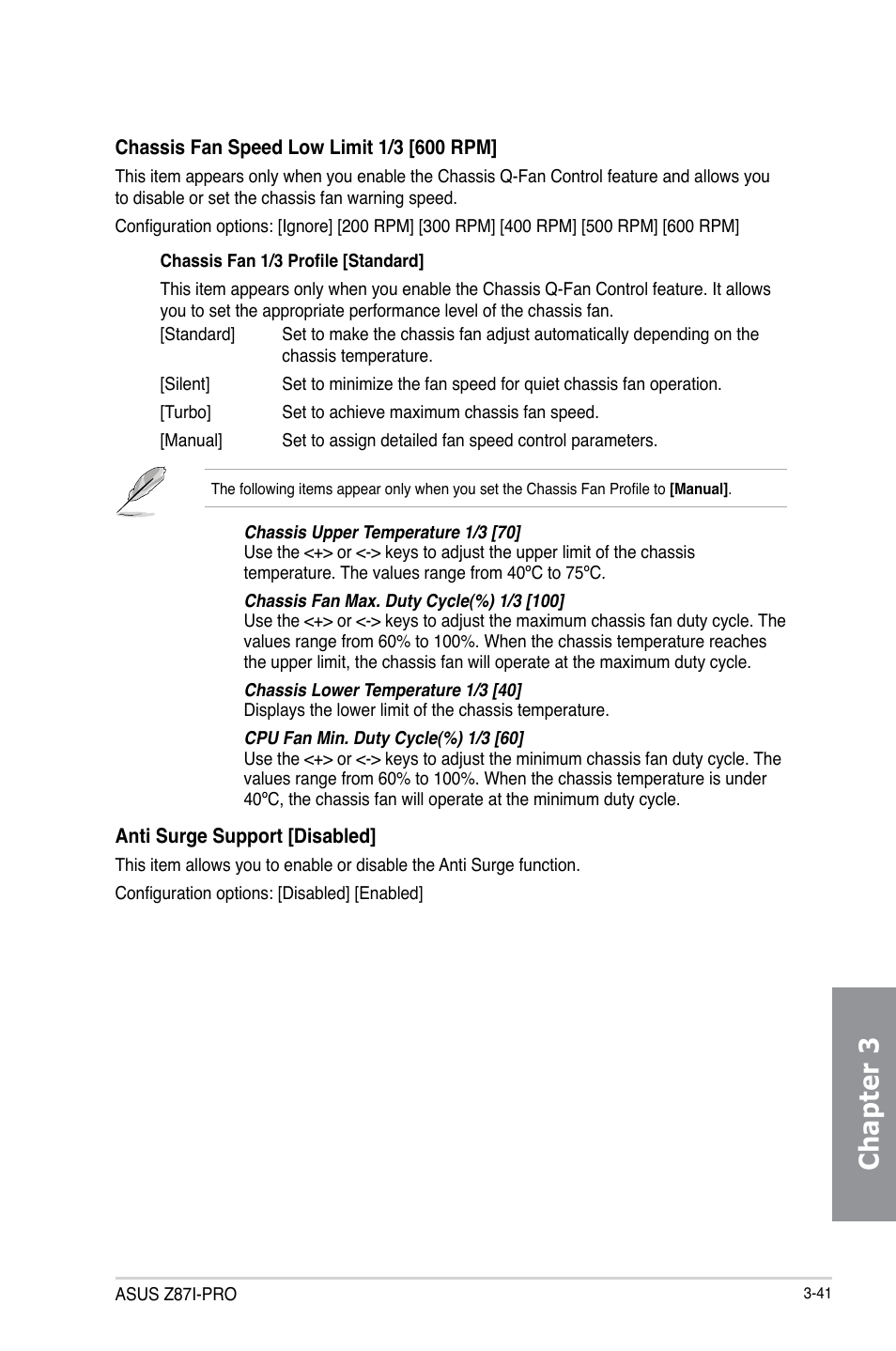 Chapter 3 | Asus Z87I-PRO User Manual | Page 101 / 144
