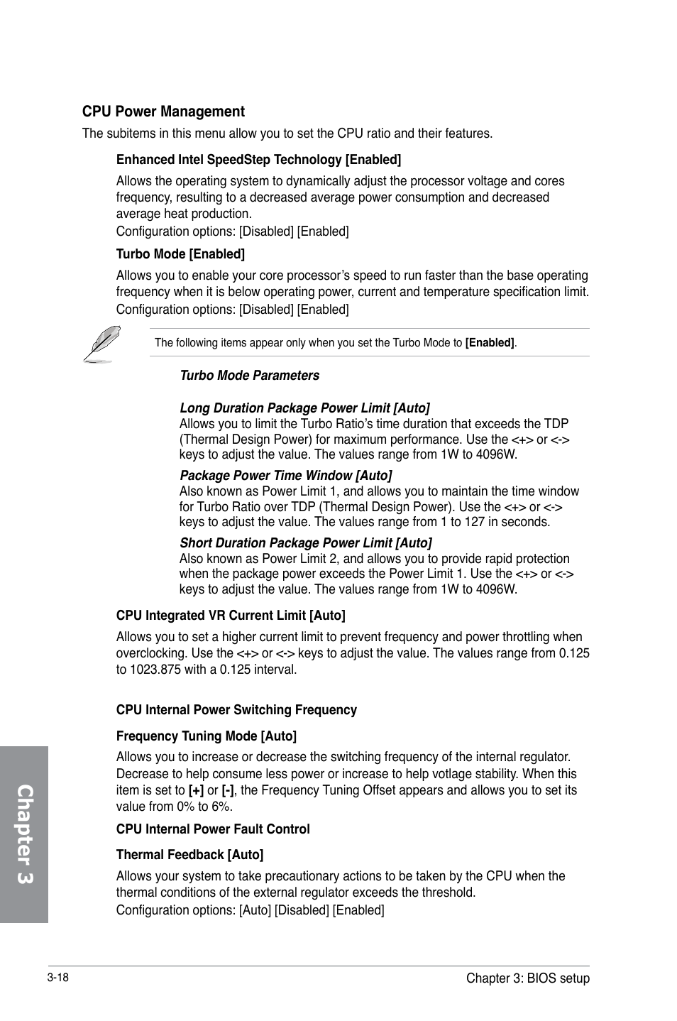 Chapter 3 | Asus Z87I-PRO User Manual | Page 78 / 144
