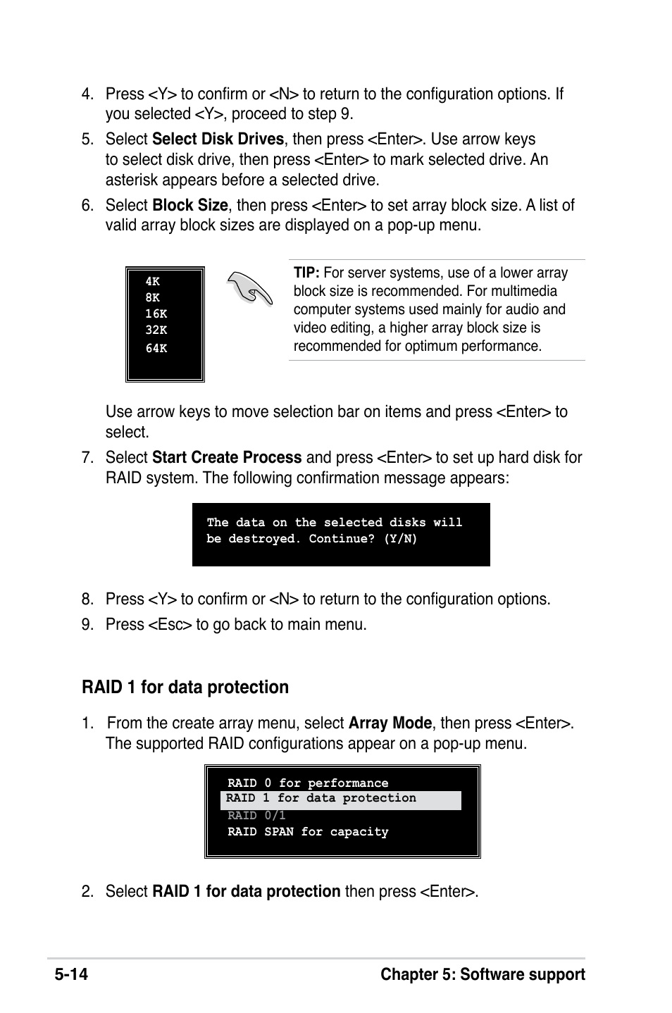 Raid 1 for data protection | Asus M2V-X User Manual | Page 110 / 118