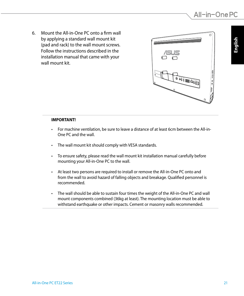 Asus ET2221IUTH User Manual | Page 21 / 58