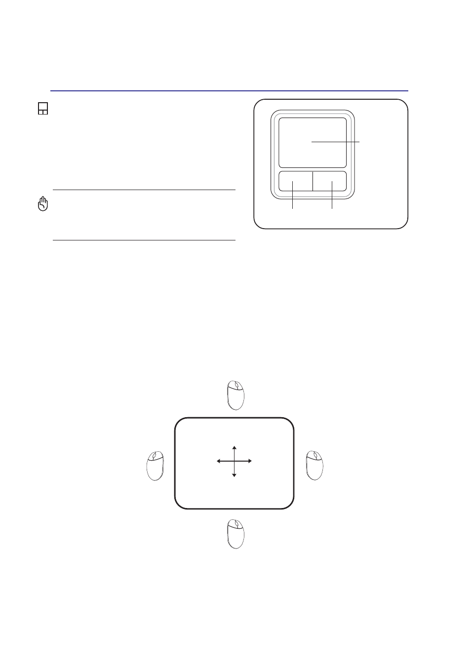 Pointing device, Using the touchpad | Asus Z91N User Manual | Page 42 / 76