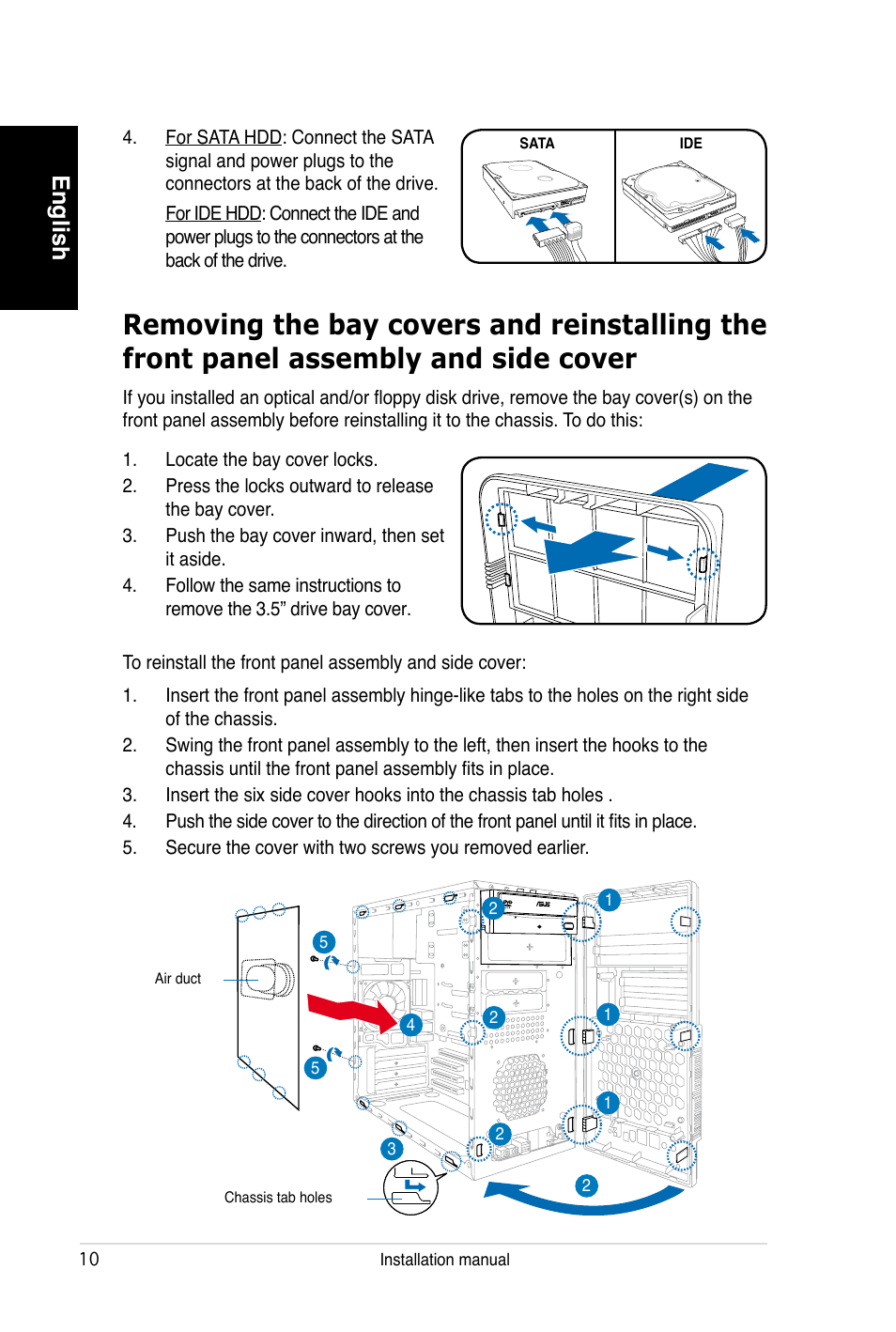 English | Asus V3-P5V900 User Manual | Page 10 / 100