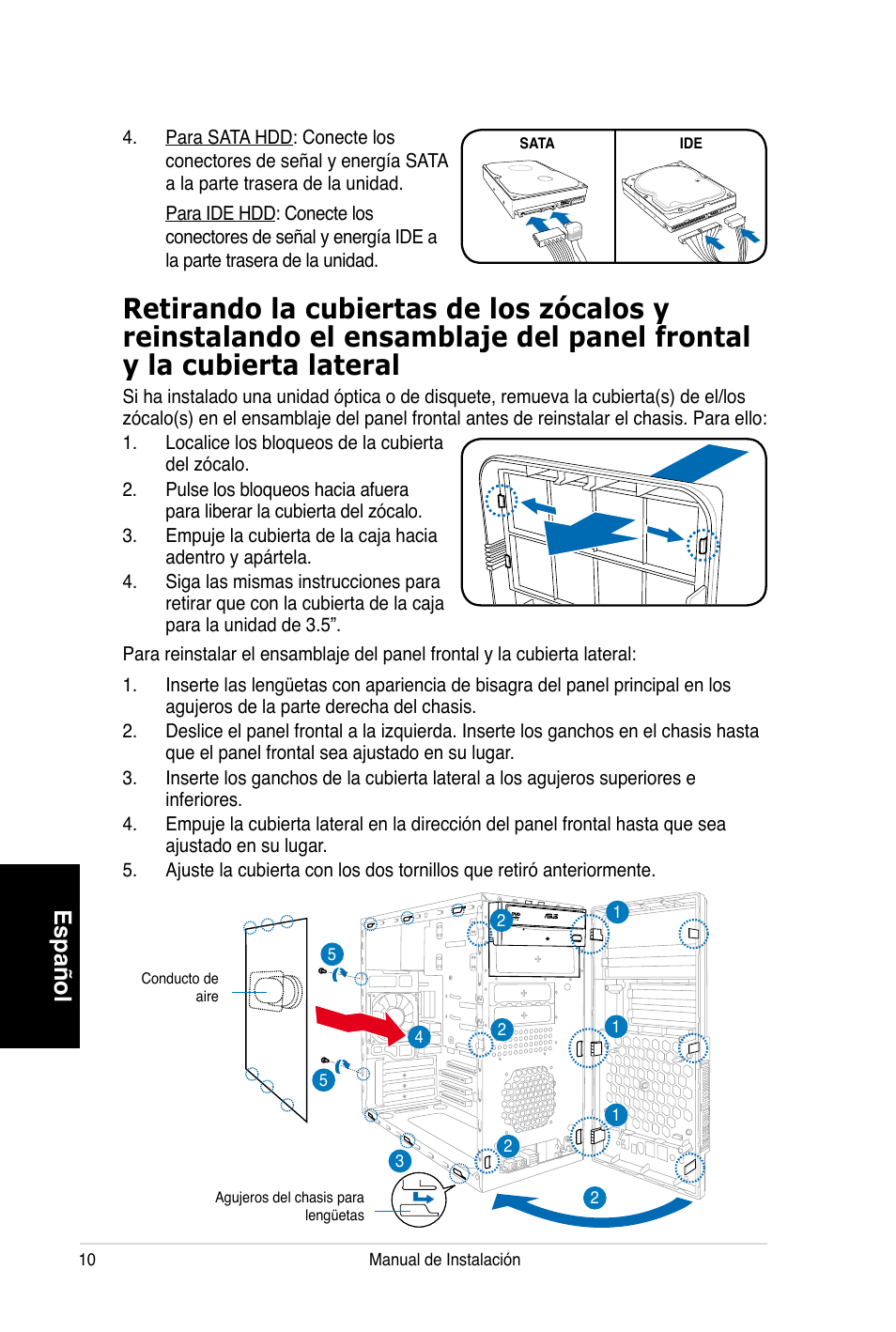 Español | Asus V3-P5V900 User Manual | Page 50 / 100