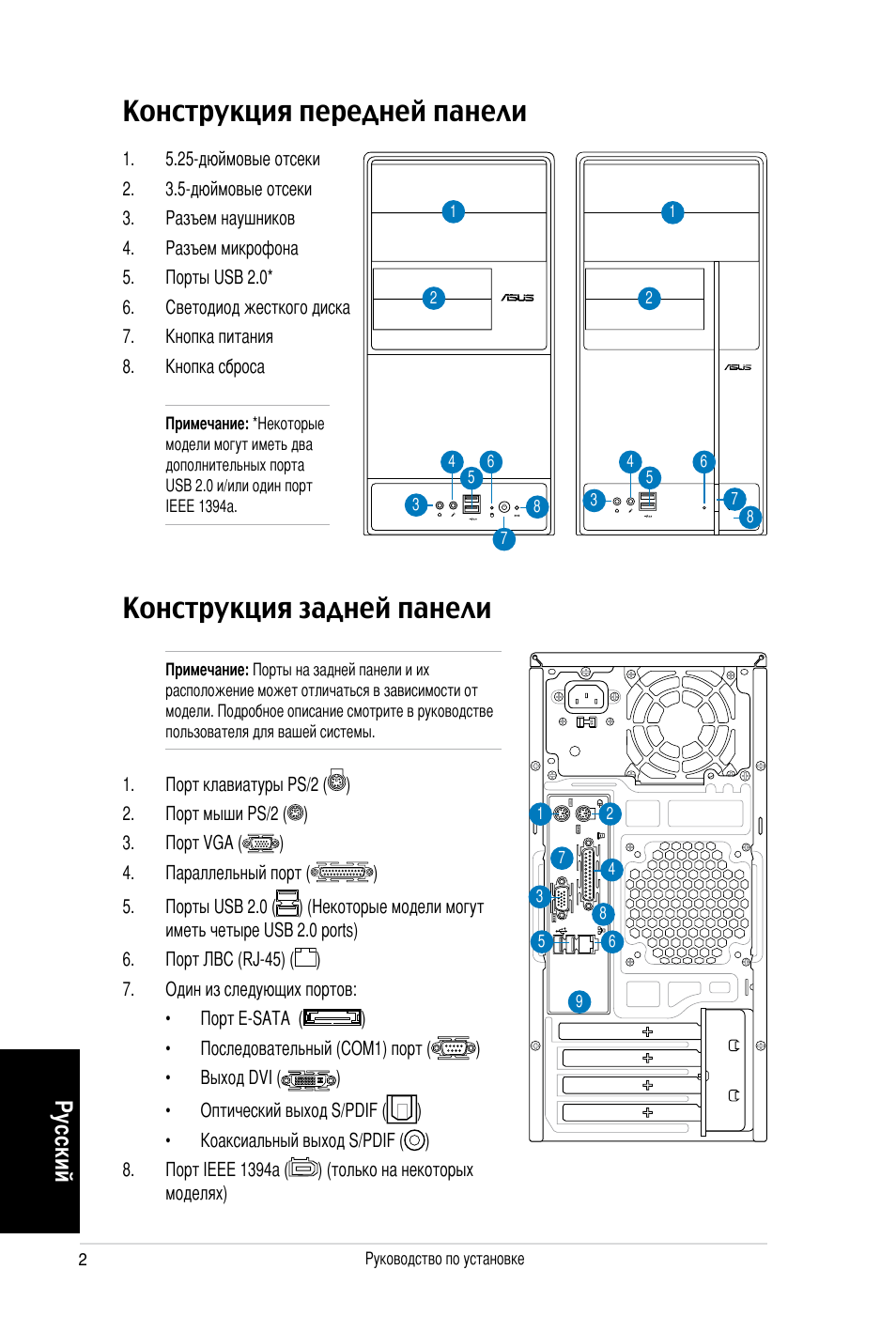 Ру сс ки й | Asus V3-P5V900 User Manual | Page 52 / 100