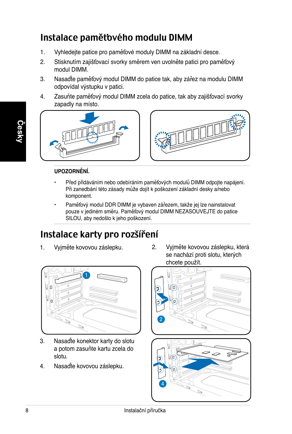 Česky | Asus V3-P5V900 User Manual | Page 78 / 100