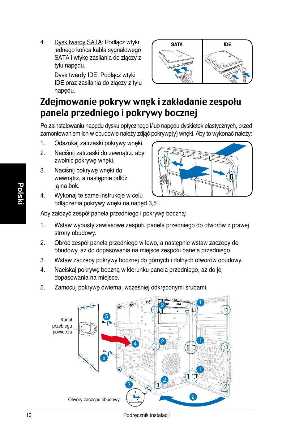 Polski | Asus V3-P5V900 User Manual | Page 90 / 100