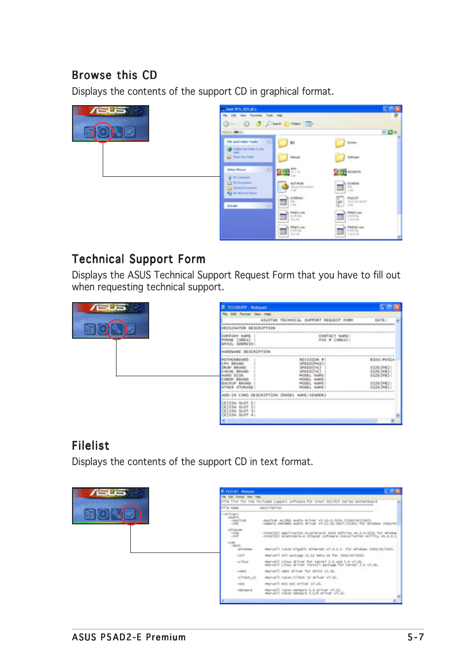 Asus P5AD2-E Premium User Manual | Page 121 / 156