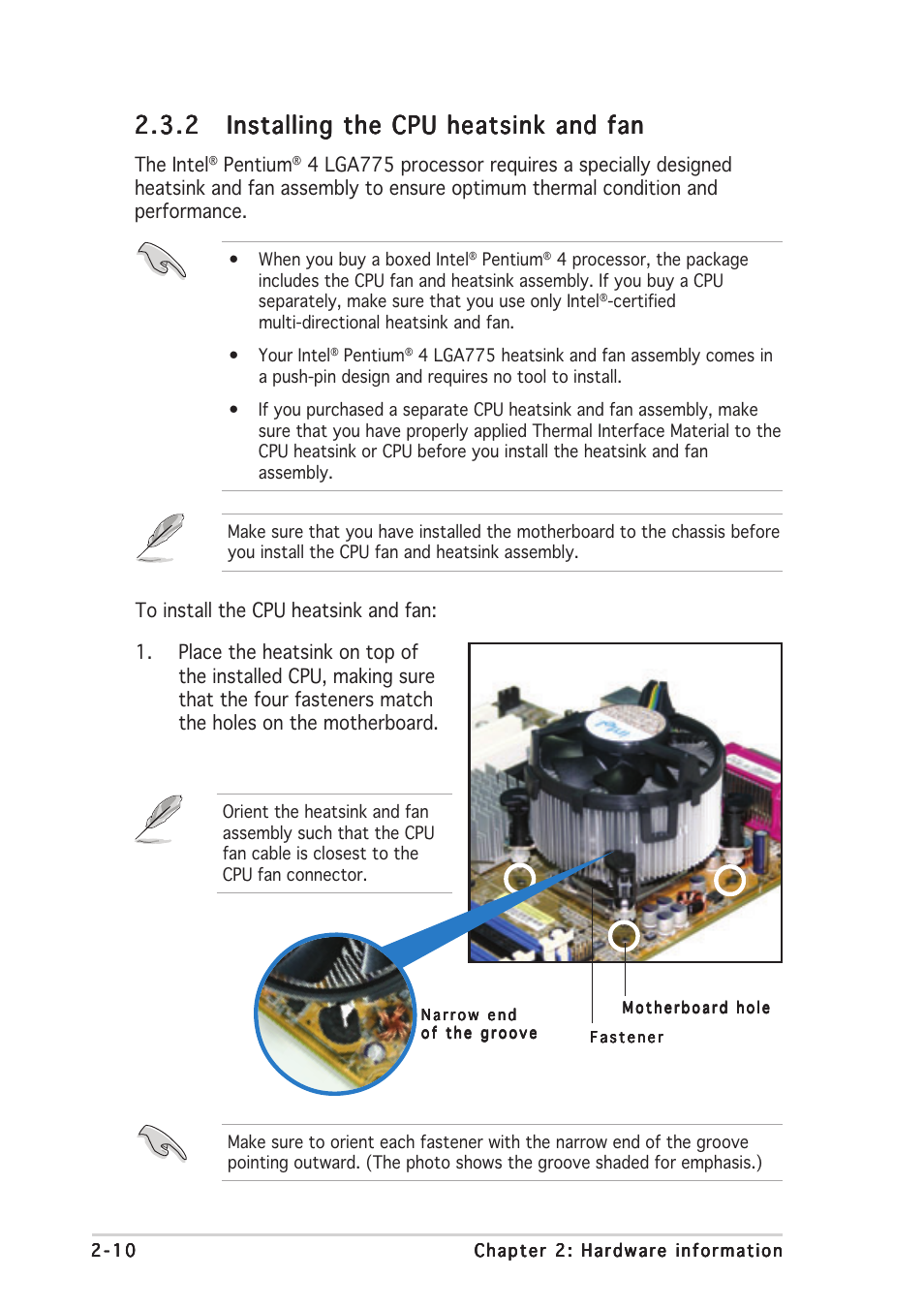 Asus P5AD2-E Premium User Manual | Page 32 / 156