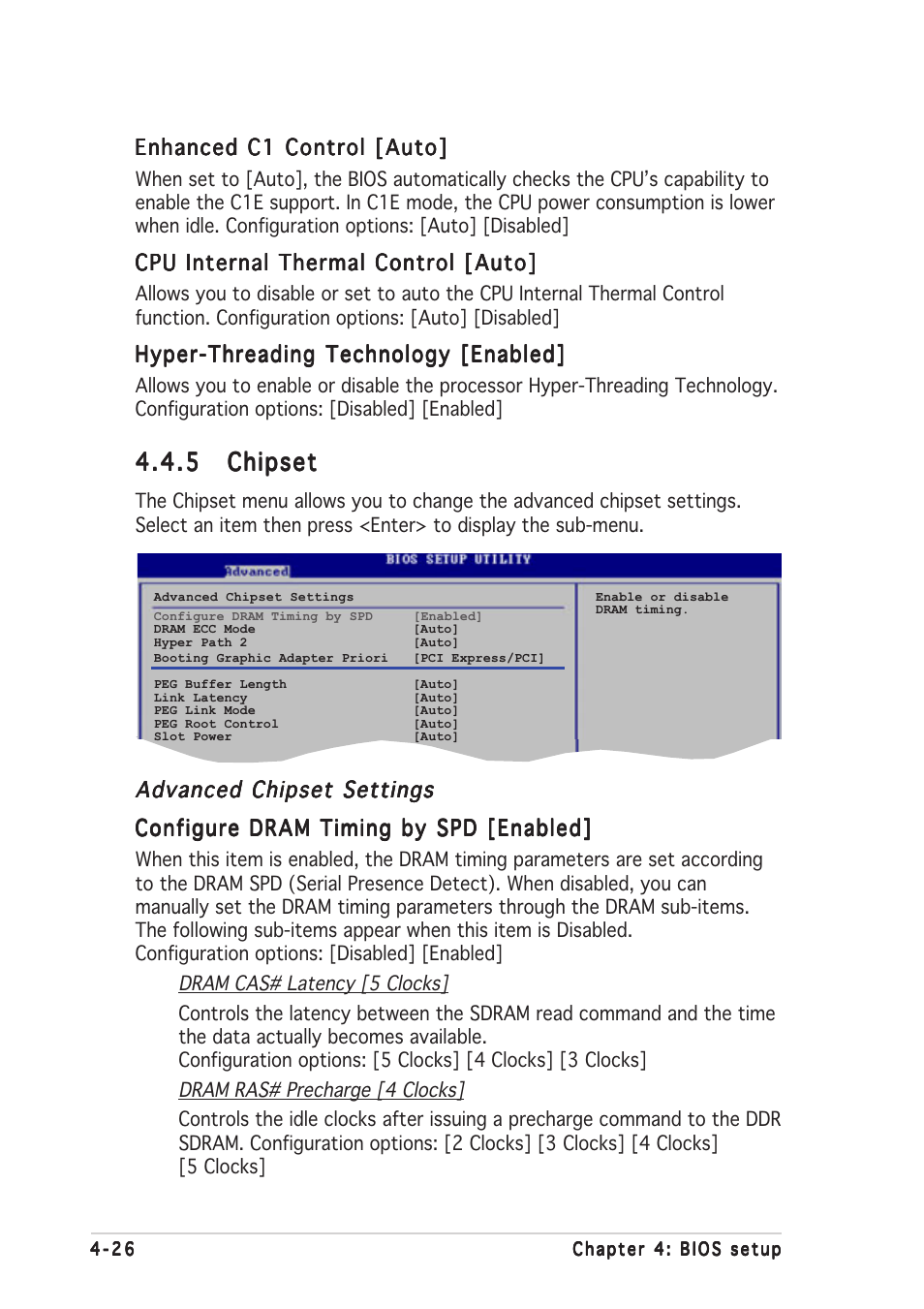 5 chipset chipset chipset chipset chipset | Asus P5AD2-E Premium User Manual | Page 94 / 156