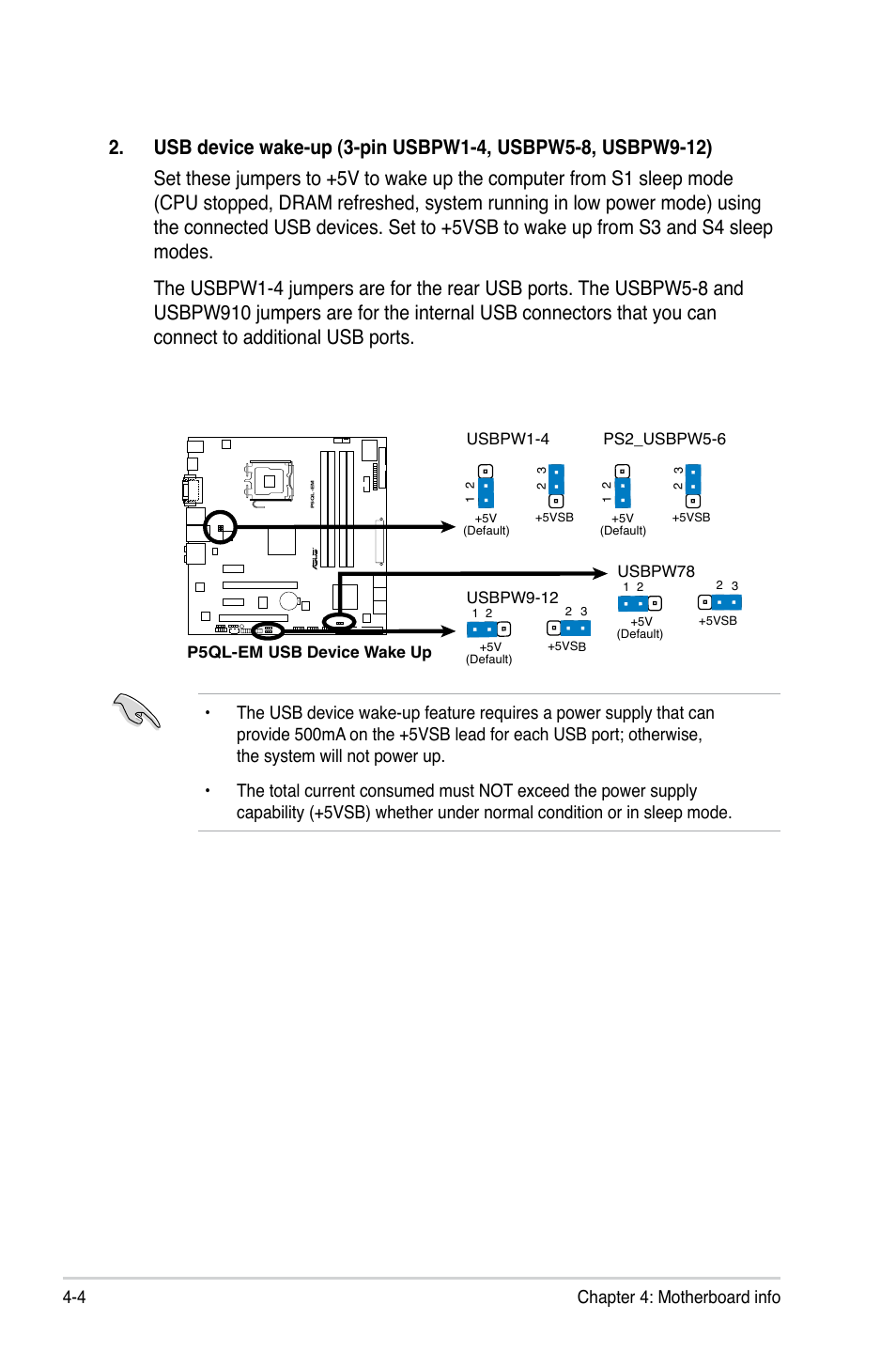 4 chapter 4: motherboard info | Asus V2-P5G43 User Manual | Page 64 / 112