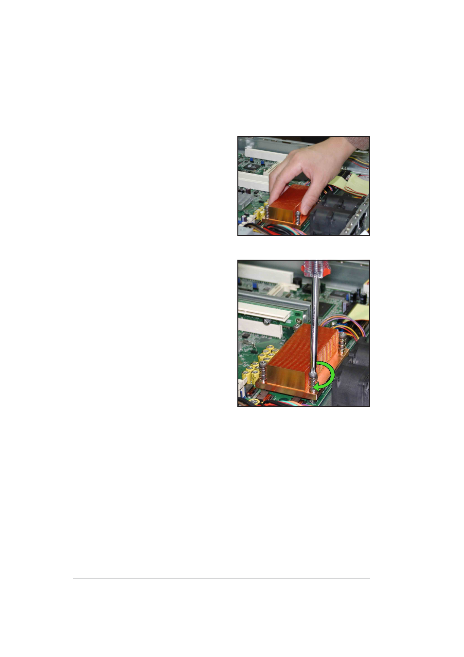 3 installing the cpu heatsink | Asus AP140R-E1 User Manual | Page 20 / 132