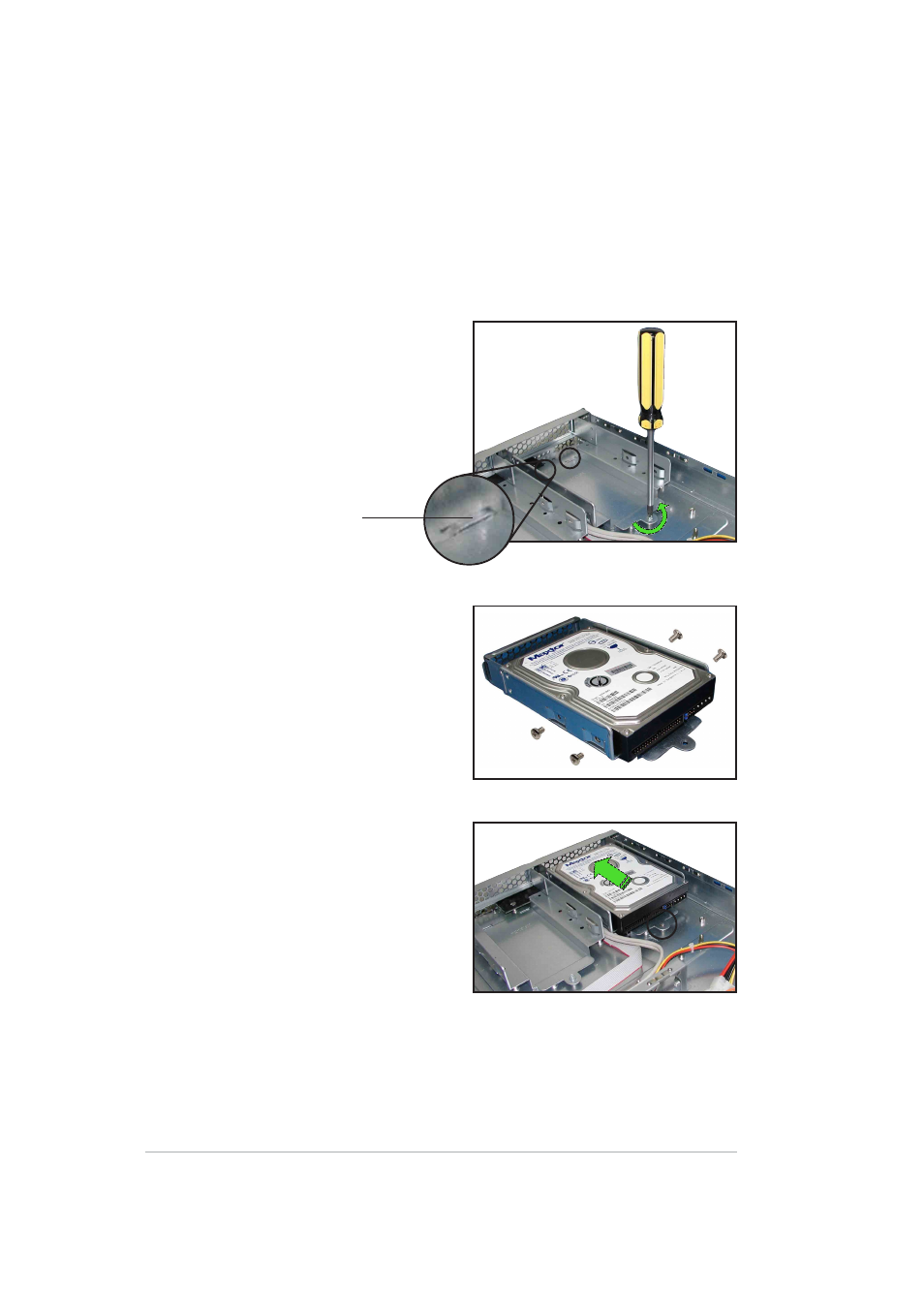 4 hard disk drives, 1 installing an ide hard disk drive | Asus AP140R-E1 User Manual | Page 24 / 132